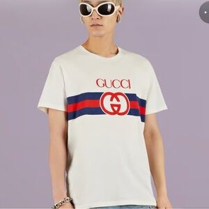 Gucci interlocking g print tee shirt